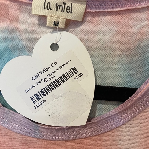 Girl Tribe Co. Nia Tie Dye Dress in Sunset (M) - Picture 7 of 9